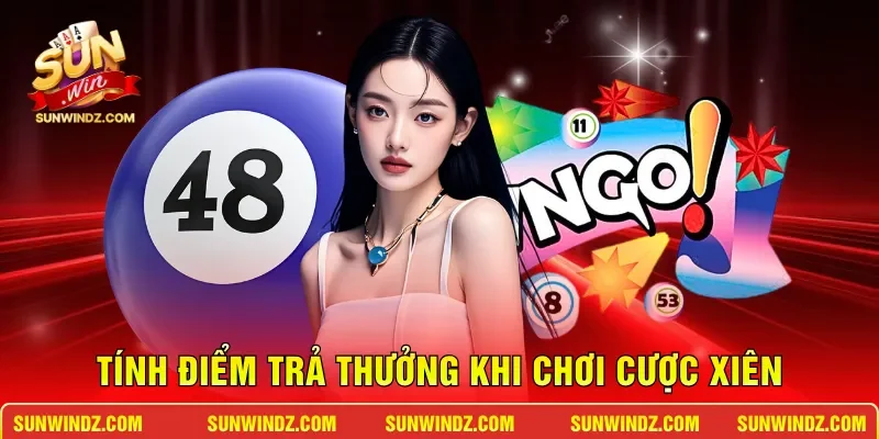 Tính điểm trả thưởng khi chơi cược xiên
